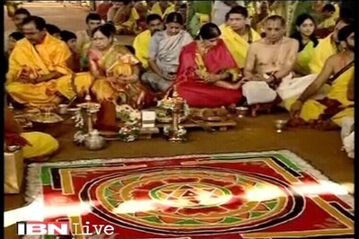 Telangana CM spends crores on maha yagam, says not a penny taken from state exchequer