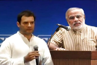 My becoming PM irrelevant, says Rahul even as Modi pitches for post