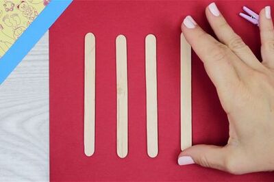 How to Make Photo Frames from Ice Cream Sticks