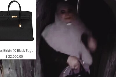 Slain Hamas Chief Sinwar's Wife Held $32,000 'Birkin Bag' In October 6 Escape Footage | Video