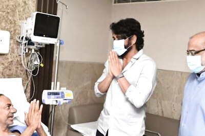 Nagarjuna, Chiranjeevi Visit Ex-Telangana CM KCR After His Hip Replacement Surgery
