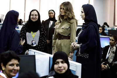 Melania Trump Hails 'Empowerment of Women' at Saudi Company Visit