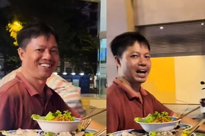 Vietnamese Man Balances Soup Bowls On A Bike, Internet Says 'GOAT Of Delivery Services'