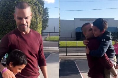 Watch: Shikhar Dhawan’s Heartwarming Reunion With His Son Zoravar Leaves Social Media Mesmerised