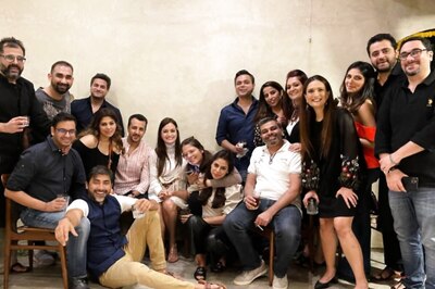 Dia Mirza Attends a Get Together with 'New Family' Before Her Upcoming Wedding with Vaibhav Rekhi