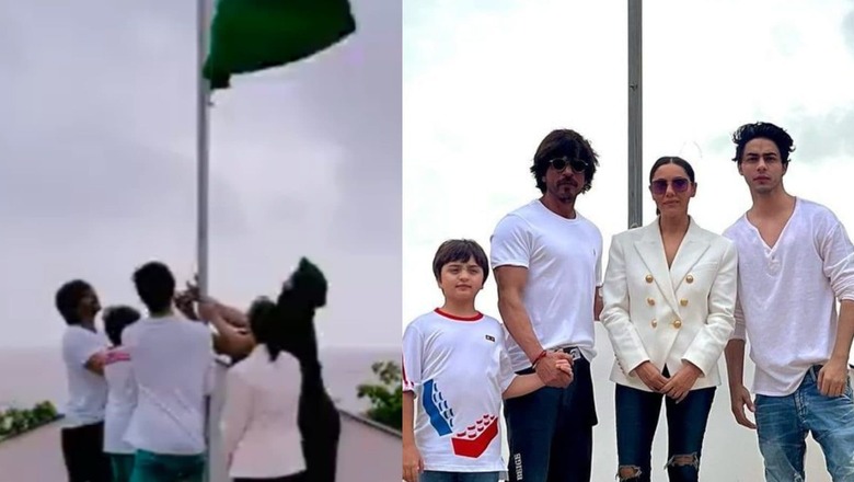 Shah Rukh Khan Reveals Son Abram Hoisted Flag at Mannat, Feels 'Pride, Love and Happiness'