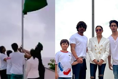 Shah Rukh Khan Reveals Son Abram Hoisted Flag at Mannat, Feels 'Pride, Love and Happiness'