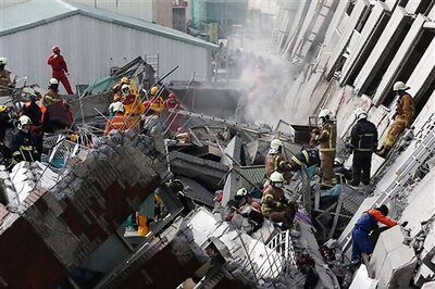 Over 100 missing, 13 dead as strong quake rattles Taiwan