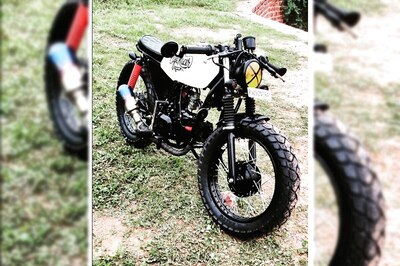 Hero Splendor Modified as a Modern Cafe Racer will Leave you Spellbound