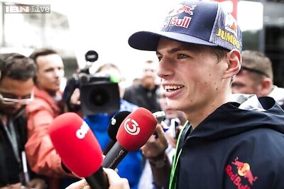 Max Verstappen has first test with Toro Rosso