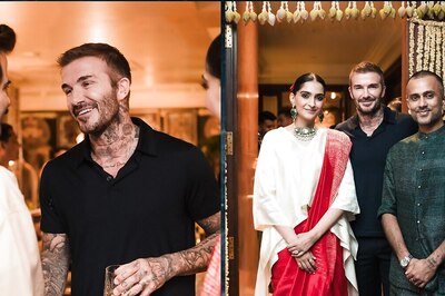 David Beckham Enjoys Indian Cuisine At Sonam Kapoor's Welcome Party