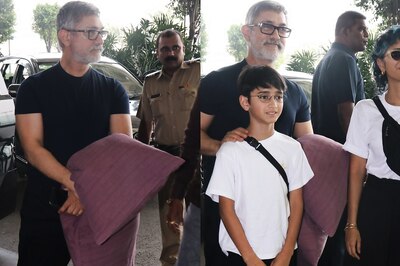 Not Kiran Rao But Aamir Khan Keeps His Pillow Close As He Heads For Vacay With Son Azad