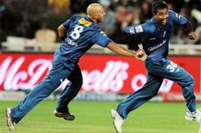 In pics: IPL's flying and falling cricketers!