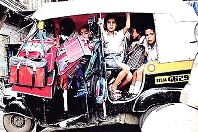 Bangalore: Kids packed like sardines in a can
