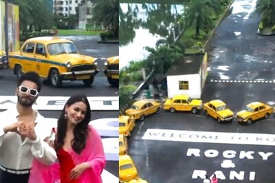 Alia Bhatt And Ranveer Singh Are All Hearts With Iconic Yellow Cabs In Kolkata; Check It Out