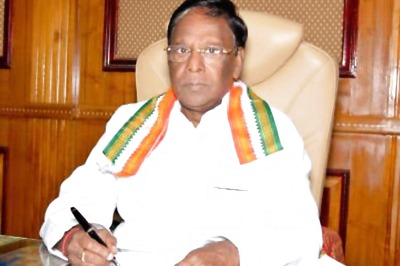 NDA Govt Muffling Voice of Opposition Leaders, Says Puducherry CM Narayanasamy