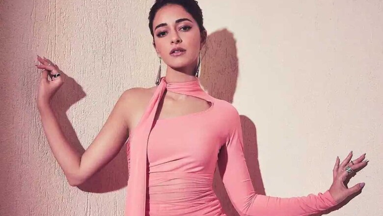 Ananya Panday Slays Barbiecore Trend In Pink Mini Bodycon One-Shoulder Dress