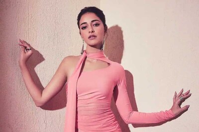 Ananya Panday Slays Barbiecore Trend In Pink Mini Bodycon One-Shoulder Dress