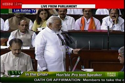 Live: PM Narendra Modi sworn in as a Member of the 16th Lok Sabha