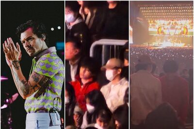 'Taekook' Trends After BTS' V, Jungkook, RM and Suga Attend Harry Styles Concert in Seoul