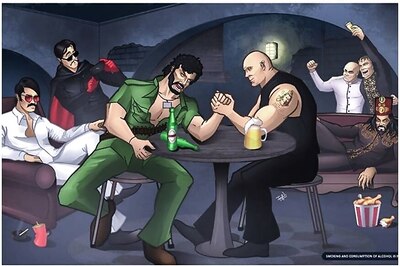 Ranveer Singh's Khilji Chills with Gabbar Singh and Mogambo in Bollywood Gangsta Party, See Pic