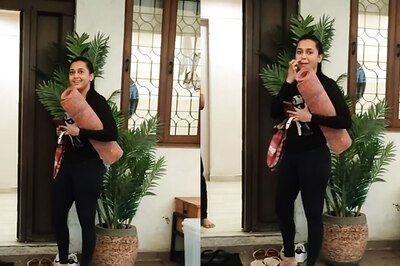 Tejasswi Prakash Flaunts Her No Makeup Look As She Gets Papped Outside Her Gym Class; Watch