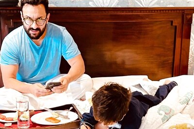 Kareena Kapoor Shares an Adorable Candid Moment of Saif Ali Khan and Taimur, See Pic