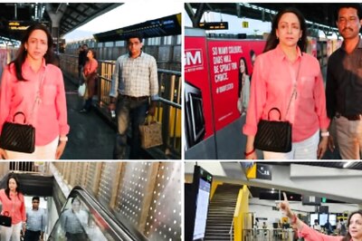 Hema Malini Beats Mumbai Traffic With A Metro Ride