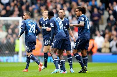 Clint Dempsey fires Spurs to 2-1 victory over Stoke City