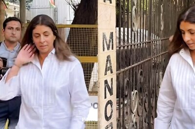Shweta Bachchan Visits Malaika Arora's Home After Stepfather Anil Mehta's Tragic Passing; Watch Here