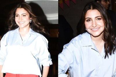 Anushka Sharma Makes Rare Appearance, Looks Super Cool In Red Pants | Watch