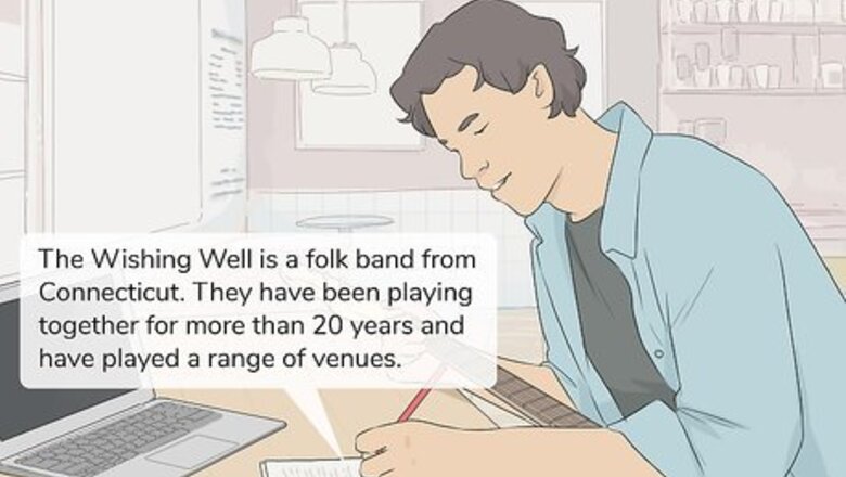 How to Write a Band Bio