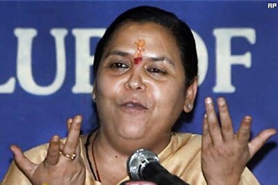 Uma Bharti asks EC to act against dissemination of video