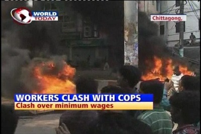 3 dead as B'desh garment workers protest low pay