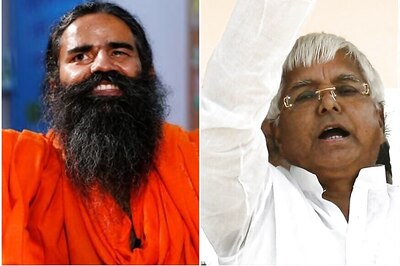 Ramdev Meets Lalu, Asks Him to Take up Yoga for Better Health