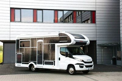 This Customized RV with Solar-Panel Body Does Not Need Fuel, Electricity to Run; Ever