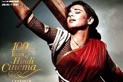 Snapshot: Vidya Balan as 'Mother India' on the cover of 'CineBlitz' magazine