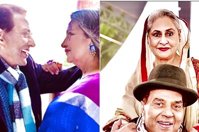 Dharmendra Holds Jaya Bachchan Close in Rare Rocky Aur Rani Kii Prem Kahaani BTS Photo