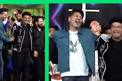 Shiva Rajkumar And Prabhu Deva Match Steps To Naatu Naatu In This Reality Show