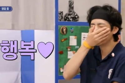 BTS: Kim Taehyung Blushes As He Gets Love Letter From Fan During Jinny's Kitchen, Video Goes Viral