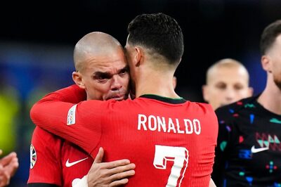 EURO 2024: Cristiano Ronaldo Consoles Weeping Pepe as Portugal Crash Out with Loss to France on Penalties
