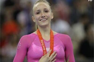 US' Liukin ends China's golden run in gymnastics