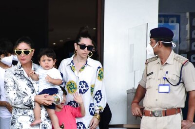 Mischievous Taimur Ali Khan Waves At Cop, Makes Faces As He, Kareena Kapoor Return From Maldives