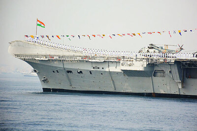 Indian Navy Says Goodbye to World's Oldest Aircraft Carrier INS Viraat