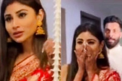Mouni Roy Gets Emotional During Grih Pravesh Ceremony After Returning To Mumbai With Husband Suraj Nambiar