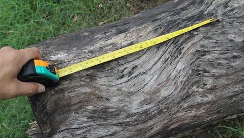 How to Make a Tree Stump Coffee Table