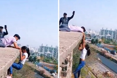 ‘All That For A Reel?’ Pune Girl Hangs From The Edge Of A Building In Viral Video