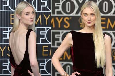 Elizabeth Debicki Exudes Sheer Grace In A Burgundy Dior Velvet Gown At Emmy Awards 2024, See Pics