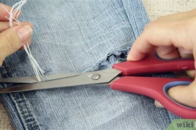How to Sew Patches on Jeans by Hand