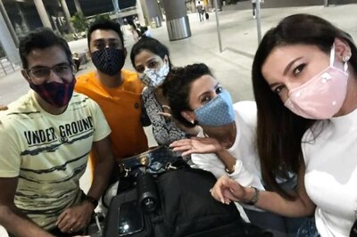 Nigaar Khan Welcomed with Dhol at Mumbai Airport for Sister Gauahar Khan's Wedding